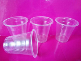 Стакан одноразовий прозорий 80мл 100шт (1уп/48)