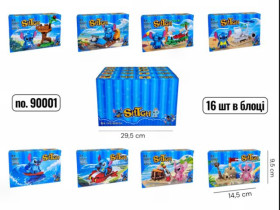 КОНСТРУКТОР STICH 90001 деталей 38+ (16шт)