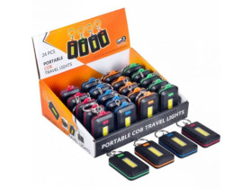 Брелок Фонарик LED, 6*4см пластиковый YYB-313  (24шт)