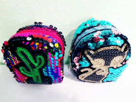 Брелок-рюкз.Пайєтки аплик.№990-5 (12шт)