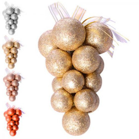 Декор новорічний Виноград 8650 19см (32уп)