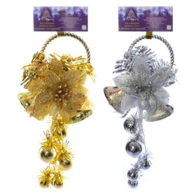 Декор новорічний Дзвіночок 9030, 34см (84уп)