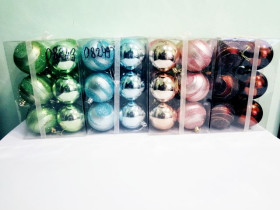 Шари ялинкові 84249, 7см 12шт/кор (36кор)