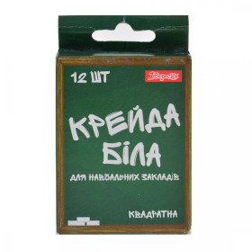 400062 Крейда біла "1Вересня" 12шт.квадр.(88шт)