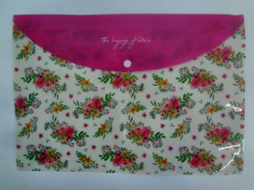 Папка на кнопці A4 "Квіти" (12 шт./480)