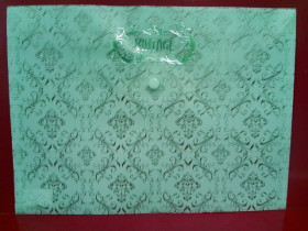 490656 Конверт на кнопке А4 "Vintage"L5507