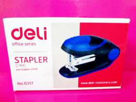Степлер "24" DELI №0317 12арк.