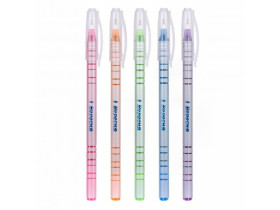 Ручка 1Вересня кульк/масл "Flower Pearl Coated " 0,6 мм (30шт) синя 411032