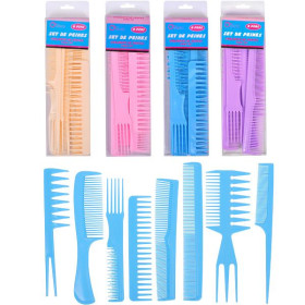 Н-р гребінів 8шт Х1-129/208 в коробці 23*8см