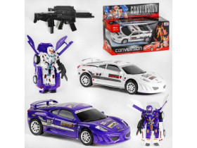 Трансформер 899 К-4 (48шт) світ,звук,в кор-ці