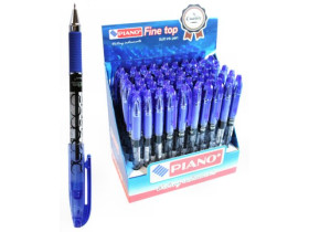 Ручка масляна PT-503 Piano синя 0,7мм (50шт)