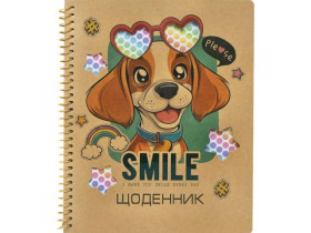 Щоденник А5 тв.обг.спіраль 1915 Крафт