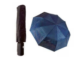 Парасоля, автомат, 8 спиць, д.100см, чорна, 10-3, 6750107