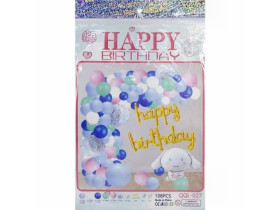 Набір повітряних куль 108шт для створення фотозони QQL-027/1404-20 (1уп)