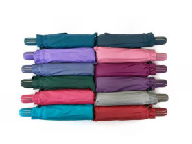 Парасолька напівавтомат 4485 жіноча однотонна на 9 спиць діаметр 98см "Toprain"