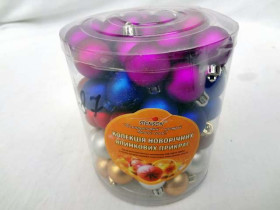 8100 ШАРИКИ 2,5cm В КОЛБЕ 100шт (48уп)