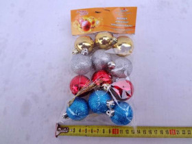 8150 ШАРИКИ 4сm В ПАКЕТЕ 12шт (144уп)