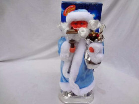 ДЕД МОРОЗ 41сm МУЗЫКА, СВЕТ, ДВИЖЕНИЕ J002-4104 (18шт)