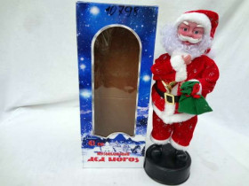 ДЕД МОРОЗ 41сm МУЗЫКА, СВЕТ, ДВИЖЕНИЕ JY032 (18шт)