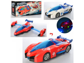 Трансформер 393-39 (36шт) машина+літак,муз,26-11-8см