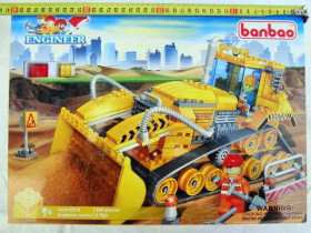 Конструктор BANBAO В 8518-20-22 (6шт) бульдозер