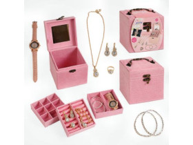 Прикраси 769-26 (72/2) дзеркальце, прикраси, годинник, у валізі