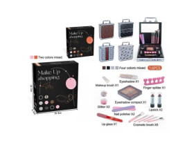 Косметика FT 2015 E (60) палетка тіней, 3 помади, глітери, дзеркальце, кейс, пензлики