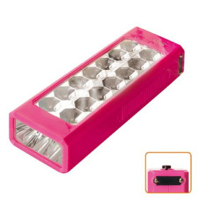 ФОНАРИК зарядна батарея 3+14 LED YJ-1018 (120шт)