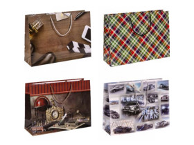 Сумка подарункова Чоловіча 39*25*8см 5039 (12шт)