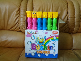 Мыльные пузыри M 1017 (120шт) меч, СБ, 3 цвета, свет, 24 шт в дисплее, 24-34-16см