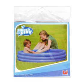 BW Бассейн 51024 (12шт) детский, круглый, 3 кольца, 2 цвета, в кульке, 102-25см