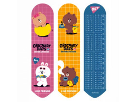 Закладинка 2D Yes "Line Friends brown" 708137
