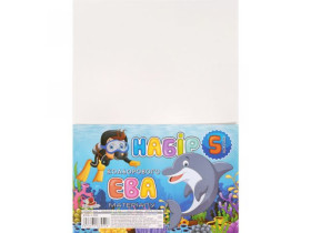 Фоаміран 1мм А4 1-030 Білий 5арк