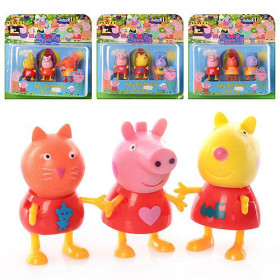 Набор фигурок TBG8007 (150шт) PP, 5см, 4 вида, 3шт на листе