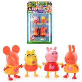 Набор фигурок TBG8006 (120шт) PP, 5см, 4шт на листе