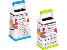 Тертка пластик кольорова  чотиригранна 18*9*7 см X3-167