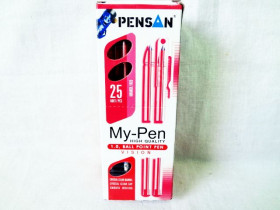 Ручка "Мy Pen" крас.1мм (25шт)