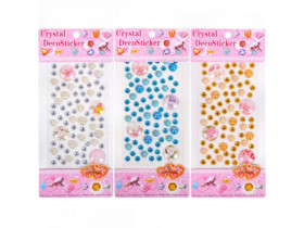 Наклейка камні 318/1247-6 (12шт) 15*8см