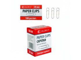 Скріпка 28мм С-328 метал (10/500)