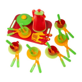 04-425 Посуда 36 предм, с подносом (6шт)