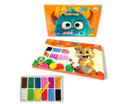 Пластилін Hipe TM 12 кол.240г (18/72) 832483