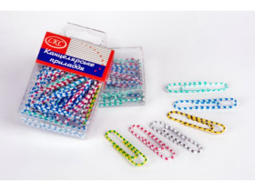 Канц прилад.*скріпка кол.* 1036 (12шт) 50мм-25шт