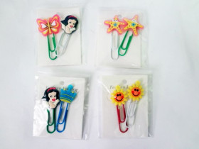 Закладка  скрепка 2шт №2585 (12шт)