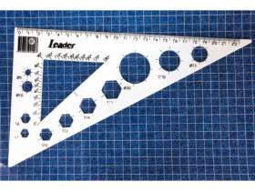 Трикутник білий  22см (25/350)