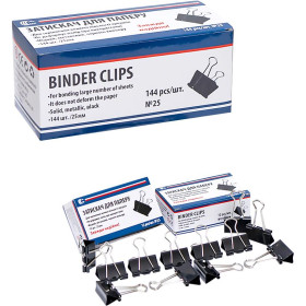 Біндер 25мм 4OFFICE 4-328 (12шт)