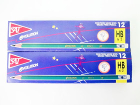 Олівці прост. BR-655 зел.з резінкою (12/72/2880)