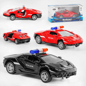 Машинка S 71405 "Авто Експерт", металопластик, звук, світло, інерція, відчин двері