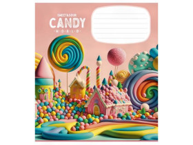 Зошит 12арк, у клітинку, Школярик 3266K ВД-лак (30/300)