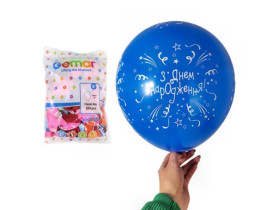 Кульки повітр.CD110 "День нарождення" 12*30 (100шт) 6