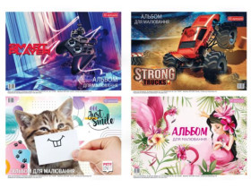 Альбом 40арк/100 г/м2 спіраль, Руслан (10шт/80)